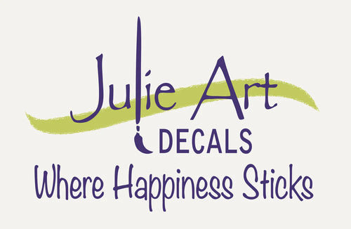 Julie Art Decals "Where Happiness Sticks"